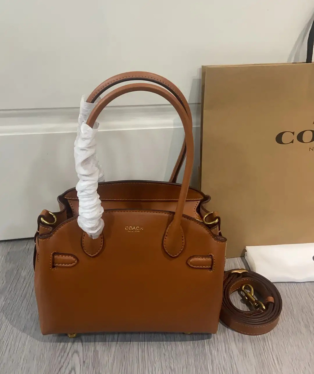 Coach orange handbag/crossbody bag